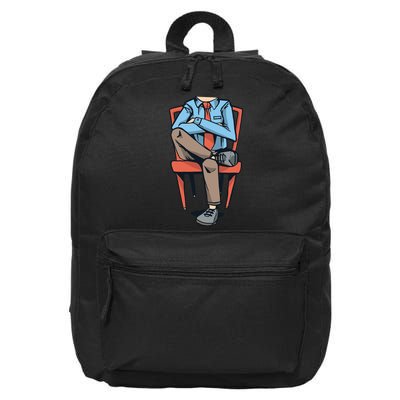 Funny Headless Man 16 in Basic Backpack
