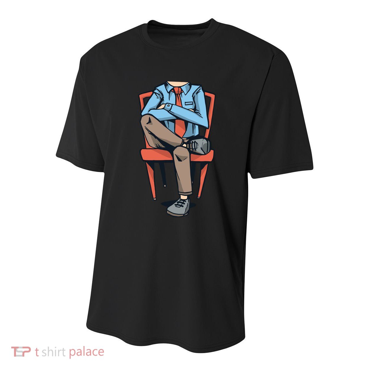 Funny Headless Man Youth Performance Sprint T-Shirt