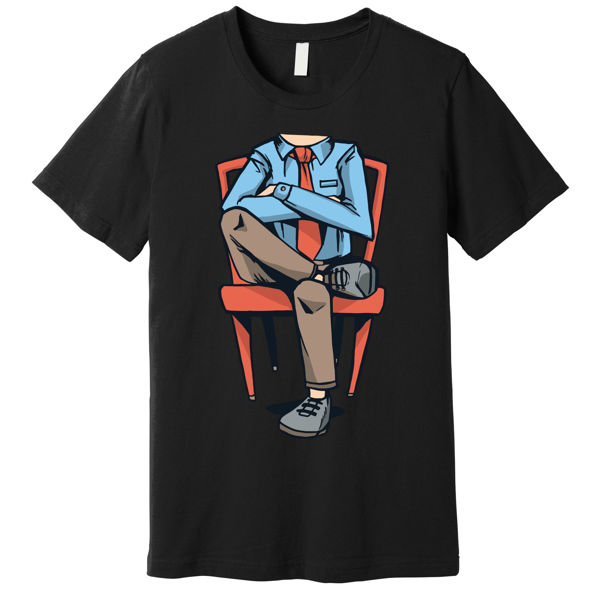Funny Headless Man Premium T-Shirt