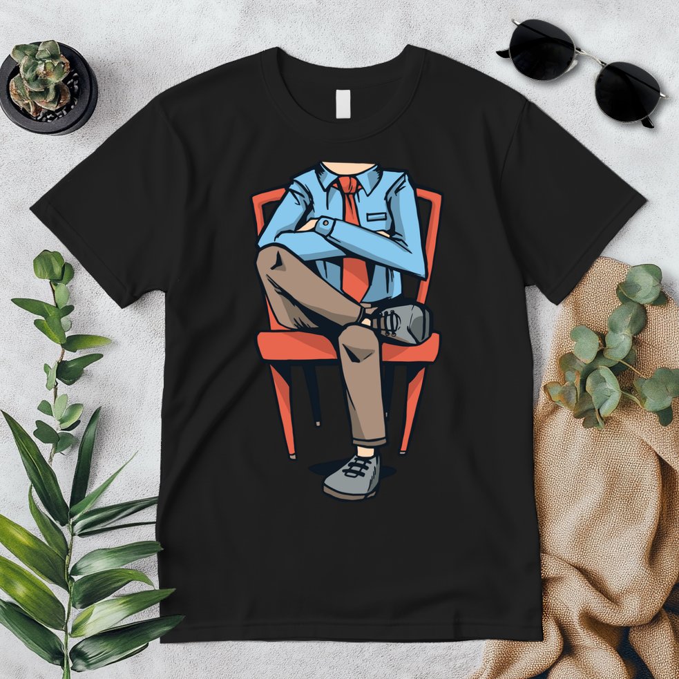 Funny Headless Man Premium T-Shirt