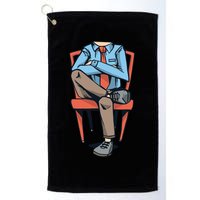 Funny Headless Man Golf Towel
