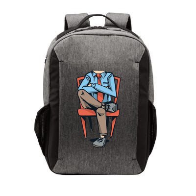 Funny Headless Man Vector Backpack