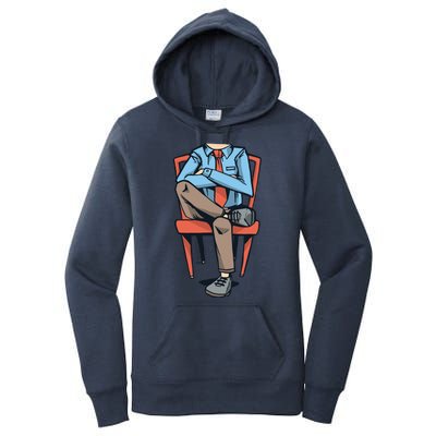 Funny Headless Man Women's Pullover Hoodie