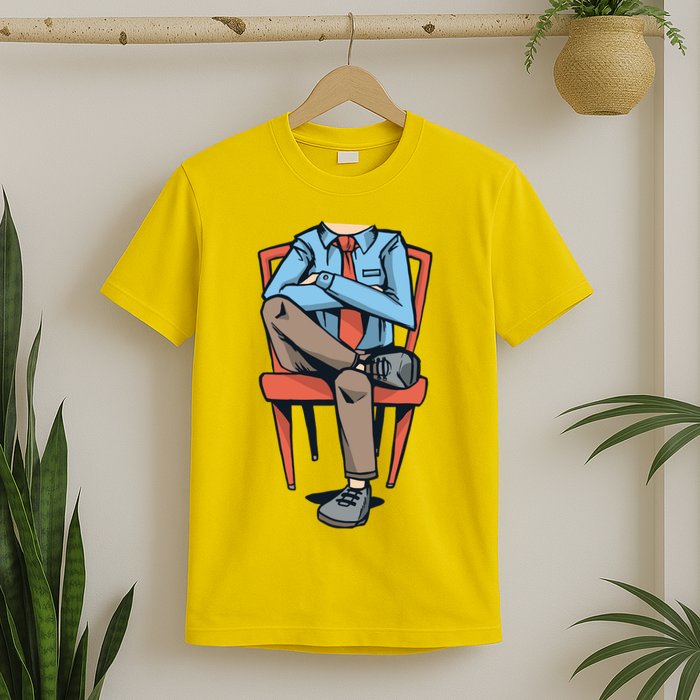 Funny Headless Man T-Shirt