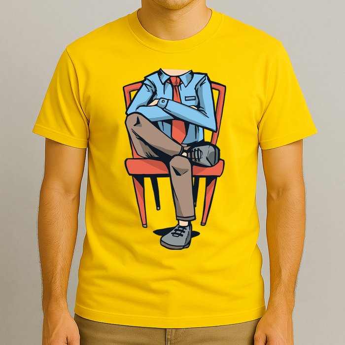 Funny Headless Man T-Shirt