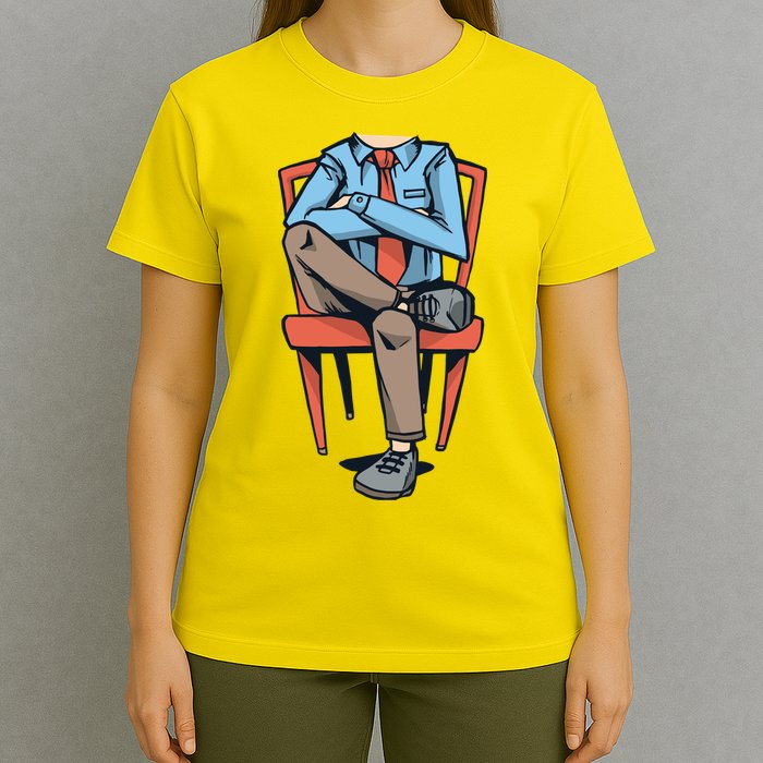 Funny Headless Man T-Shirt