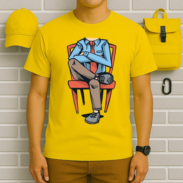 Funny Headless Man T-Shirt