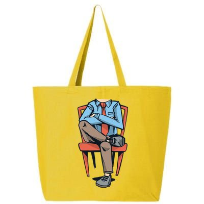 Funny Headless Man 25L Jumbo Tote