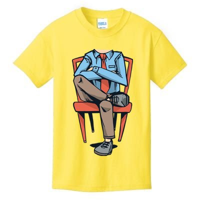Funny Headless Man Kids T-Shirt