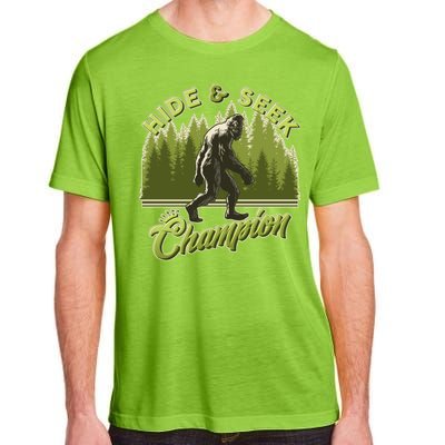 Funny Hide & Seek Champion Big Foot Sasquatch Monster  Adult ChromaSoft Performance T-Shirt