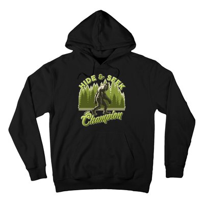 Funny Hide & Seek Champion Big Foot Sasquatch Monster  Hoodie