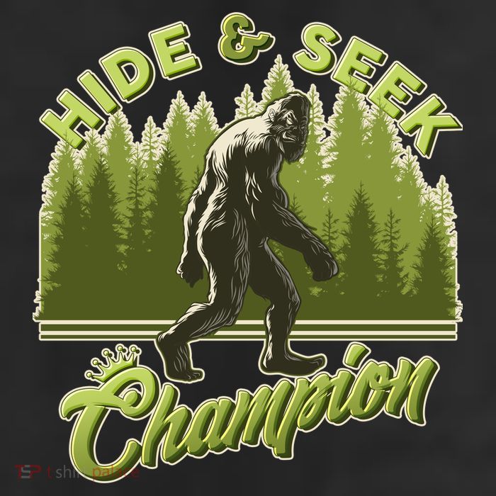 Funny Hide & Seek Champion Big Foot Sasquatch Monster  11oz C Handle Ceramic Mug