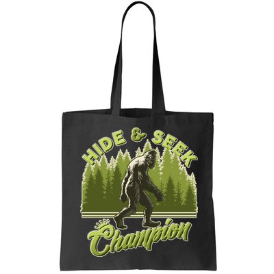 Funny Hide & Seek Champion Big Foot Sasquatch Monster  Bag