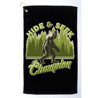 Funny Hide & Seek Champion Big Foot Sasquatch Monster  Golf Towel