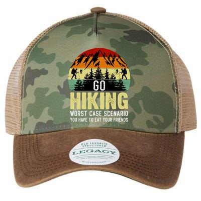 Funny Hiking Legacy Tie Dye Trucker Hat