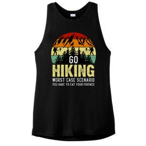 Funny Hiking Ladies PosiCharge Tri-Blend Wicking Tank