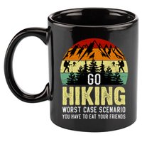 Funny Hiking 11oz C Handle Ceramic Mug