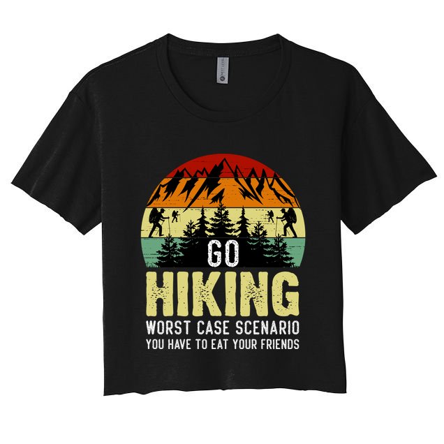 Funny Hiking Crop Top