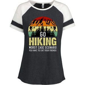 Funny Hiking Enza Ladies Jersey Colorblock Tee