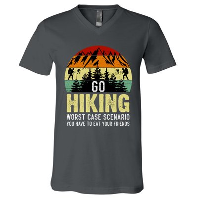 Funny Hiking V-Neck T-Shirt