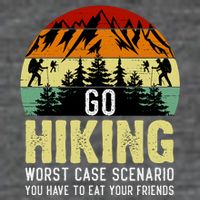 Funny Hiking Flatbill Hat