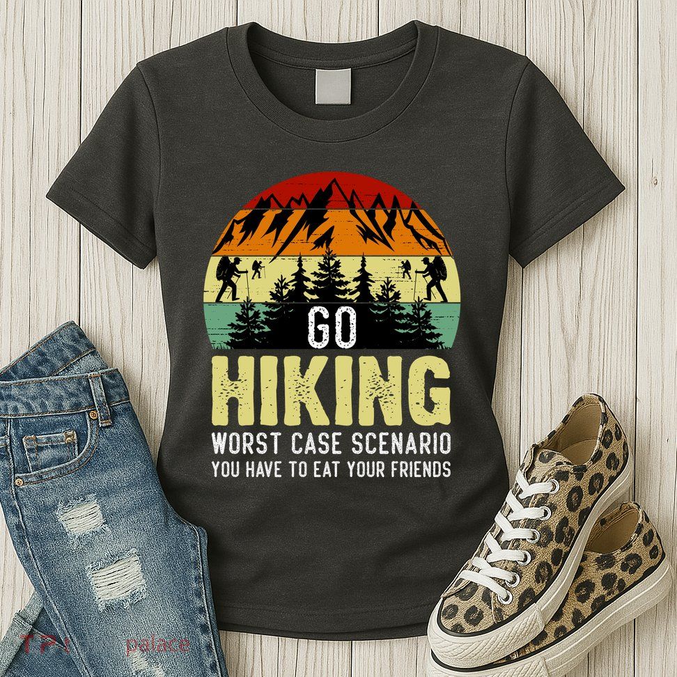 Funny Hiking Womens T-Shirt