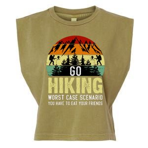 Funny Hiking Garment-Dyed Women's Muscle Tee