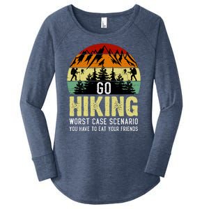 Funny Hiking Women's Perfect Tri Tunic Long Sleeve Shirt