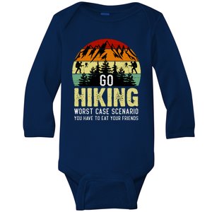 Funny Hiking Baby Long Sleeve Bodysuit