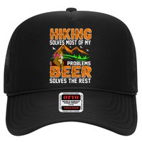 Funny Hiking Beer Solves Problems Hat