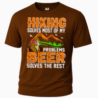 Funny Hiking Beer Solves Problems Performance Shirt