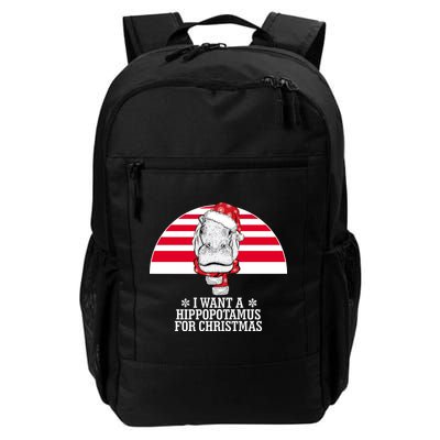 Funny Hippo I Want A Hippopotamus For Christmas Backpack