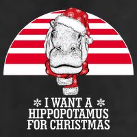 Funny Hippo I Want A Hippopotamus For Christmas Adult Drive Performance Visor