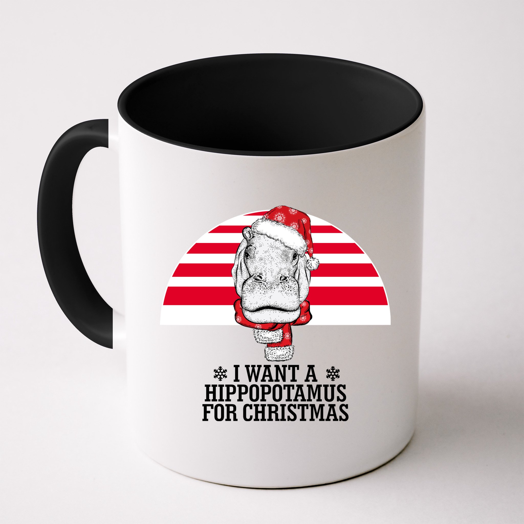 Funny Hippo I Want A Hippopotamus For Christmas Mug