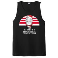 Funny Hippo I Want A Hippopotamus For Christmas PosiCharge Competitor Tank