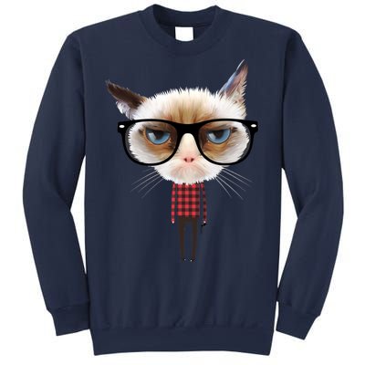 Funny Hipster Cat Sweatshirt