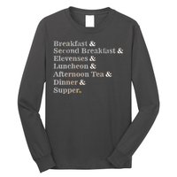 Funny Hobbit Meals Long Sleeve Shirt