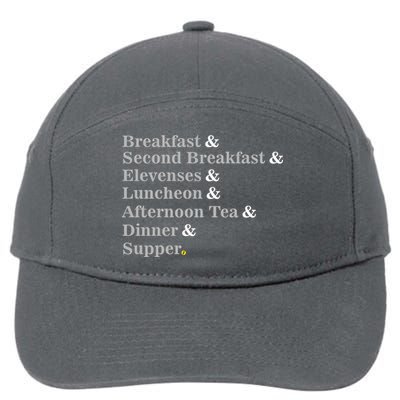 Funny Hobbit Meals 7-Panel Snapback Hat