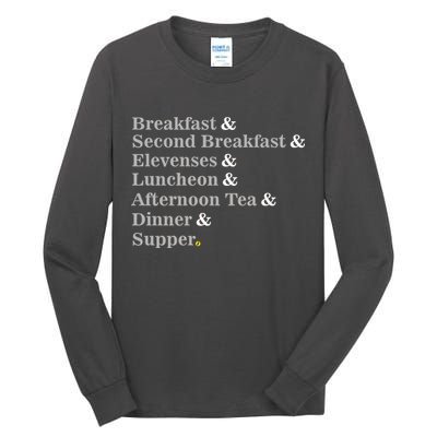Funny Hobbit Meals Tall Long Sleeve T-Shirt