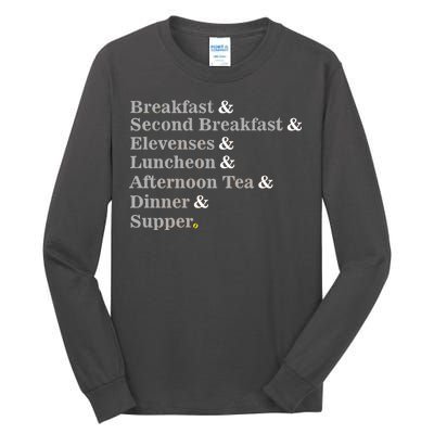 Funny Hobbit Meals Tall Long Sleeve T-Shirt