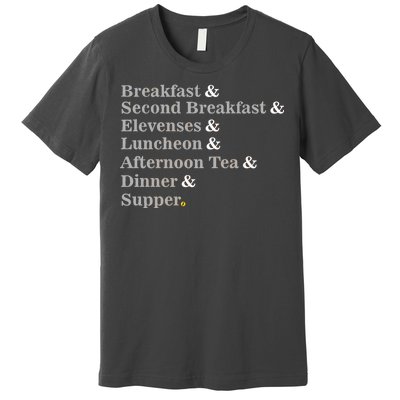 Funny Hobbit Meals Premium T-Shirt