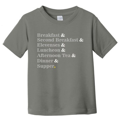 Funny Hobbit Meals Toddler T-Shirt