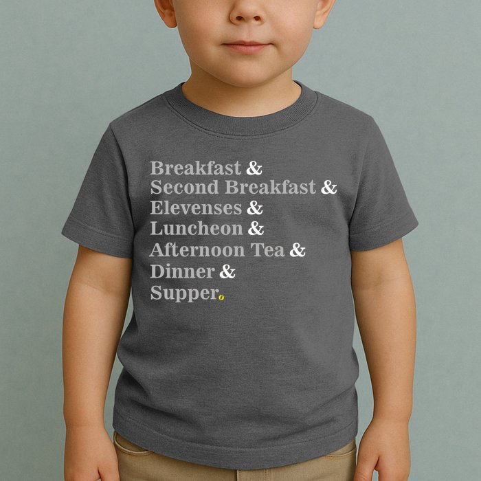 Funny Hobbit Meals Toddler T-Shirt