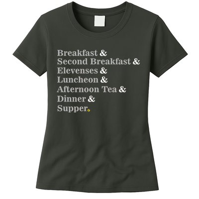 Funny Hobbit Meals Womens T-Shirt