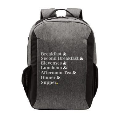 Funny Hobbit Meals Vector Backpack