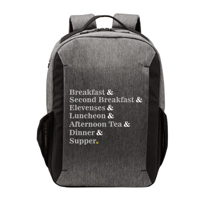 Funny Hobbit Meals Vector Backpack