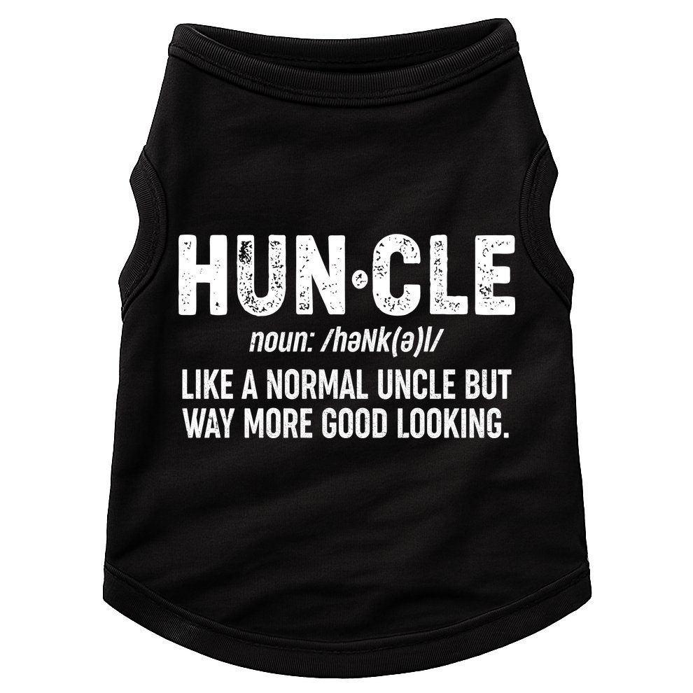 Funny HUNCLE Definition Doggie Tank