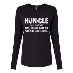 Funny HUNCLE Definition Womens Cotton Relaxed Long Sleeve T-Shirt