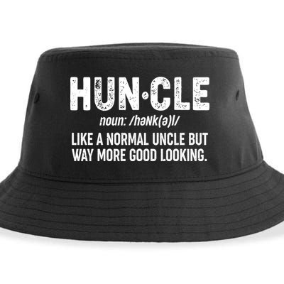 Funny HUNCLE Definition Sustainable Bucket Hat