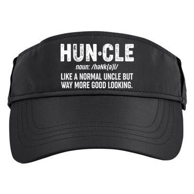 Funny HUNCLE Definition Adult Drive Performance Visor